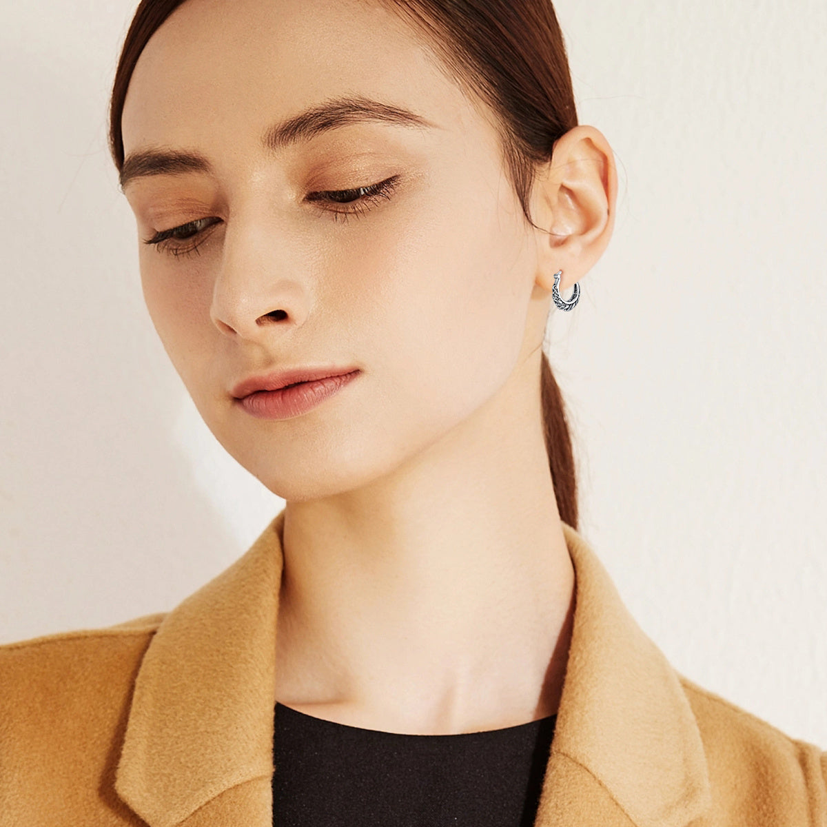 925 Sterling Silver Celtic Knot Vintage Hoop Earrings - Tartarian Treasures & Trinkets