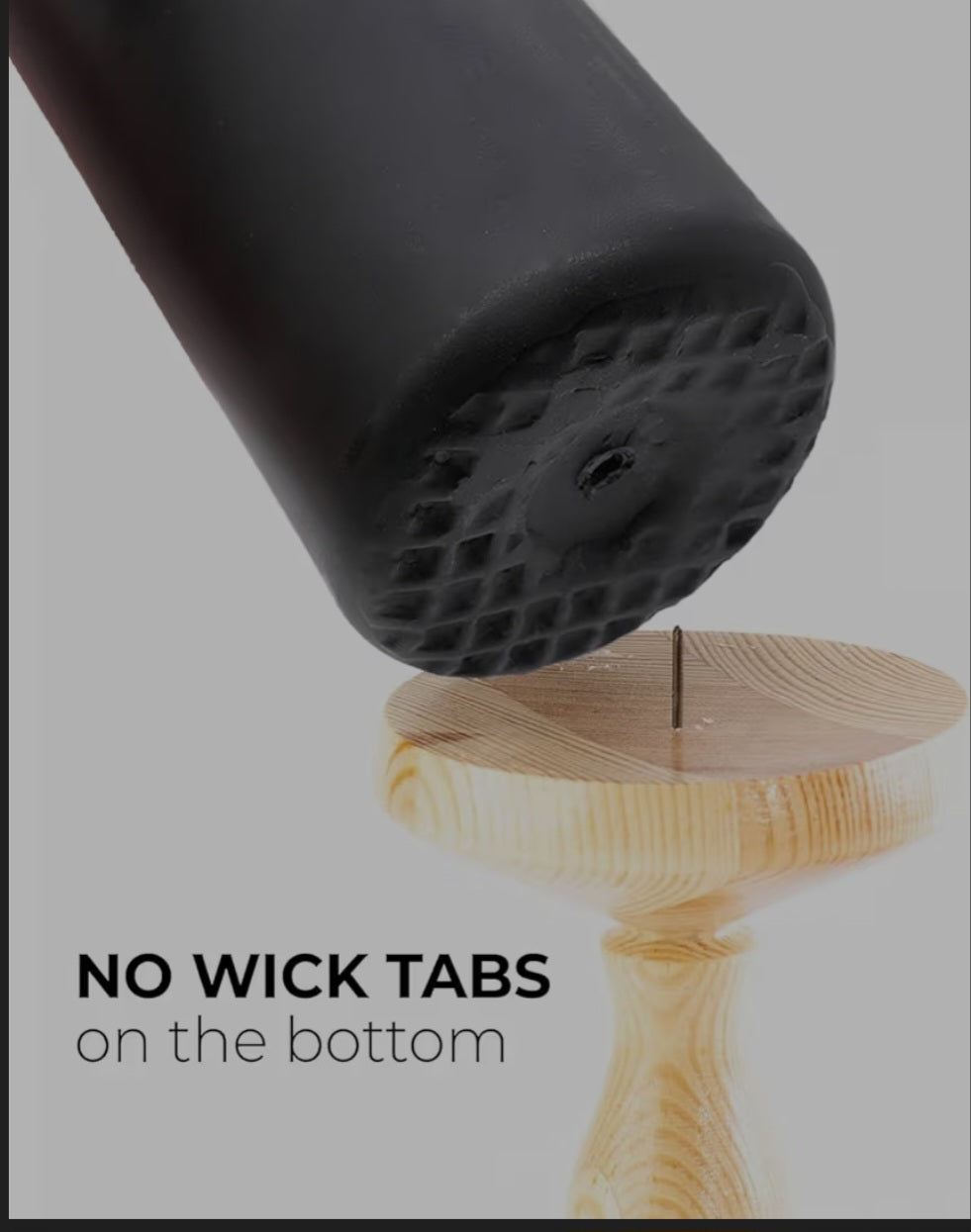 2x4" Elegant Black & White Pillar Candles- Slow Burning, Smokeless High Quality Sets - Tartarian Treasures & Trinkets