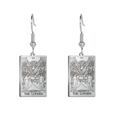 Tarot Card Charm  Titanium Steel Pendants - Tartarian Treasures & Trinkets