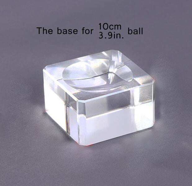 Selection of Vintage Style  Metal Crystal Ball Bases + Some LED light up bases - Tartarian Treasures & Trinkets