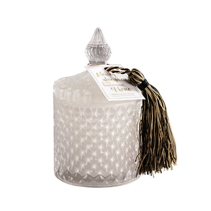 Classic Glass Candy Dish Soy Wax Candles Decoration - Tartarian Treasures & Trinkets