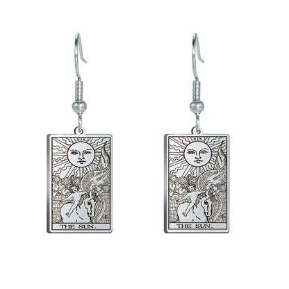 Tarot Card Charm  Titanium Steel Pendants - Tartarian Treasures & Trinkets