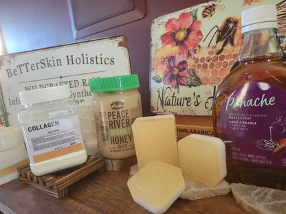 New! Maple Syrup•Raw Honey & Collagen ANTI AGING Soap Sets - Tartarian Treasures & Trinkets