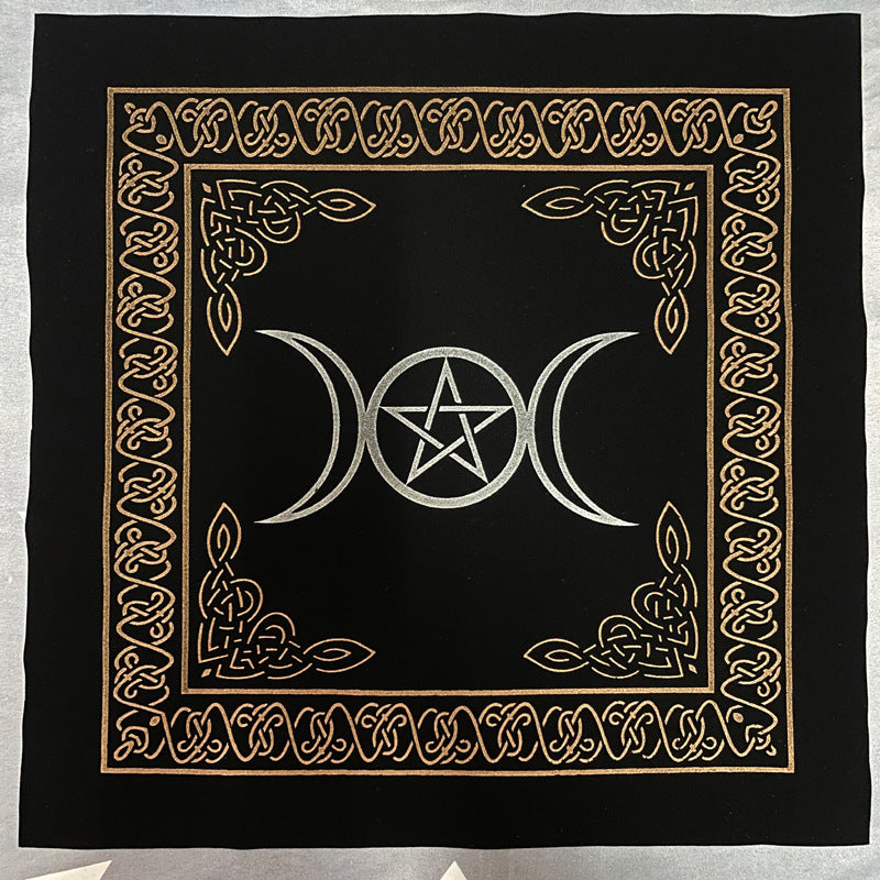 Tarot Tablecloth, Floor Mat, Desk, European Style Photo Pentagram - Tartarian Treasures & Trinkets
