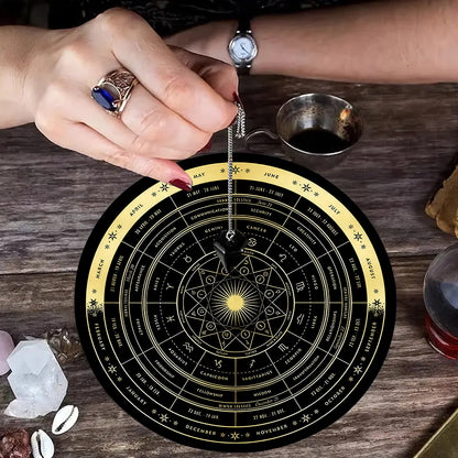 Metaphysical Altar, Fortune Tarot Pendulum Mats (plastic) Many Designs - Tartarian Treasures & Trinkets