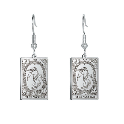 Tarot Card Charm  Titanium Steel Pendants - Tartarian Treasures & Trinkets