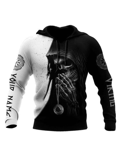 Men's Viking Mythology Silkscreen Print Sweater - Tartarian Treasures & Trinkets