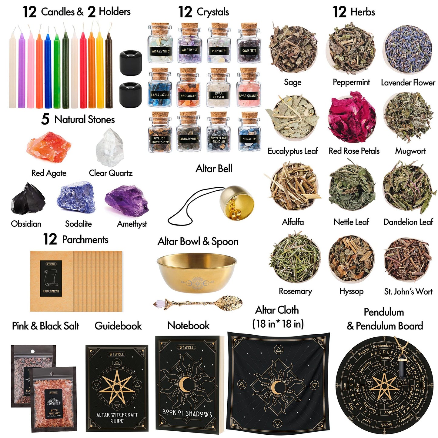 Practical Magick- Druid Metaphysical Spiritual Magick Alter KIT- Small or Large Size - Tartarian Treasures & Trinkets