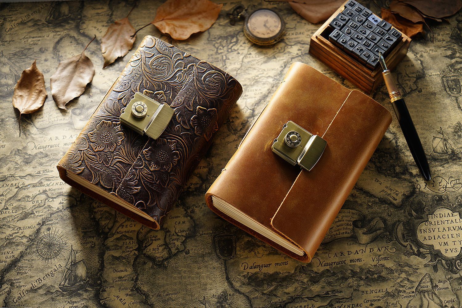 Genuine Leather Cowhide 'Crazy Horse"  Old World Vintage  style Notebook Journal A5,A6 - Tartarian Treasures & Trinkets