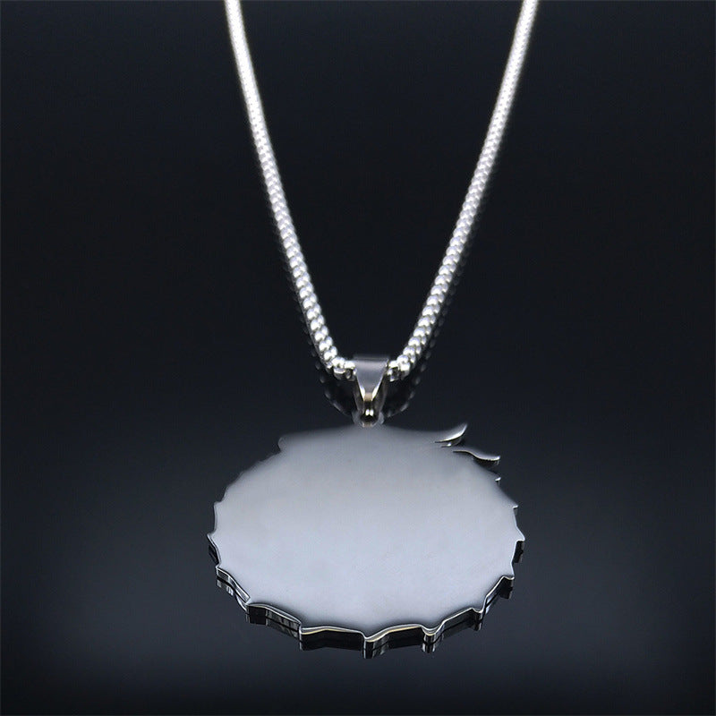 Oroborous Dragon Dark/Light Wolf Necklace - Tartarian Treasures & Trinkets