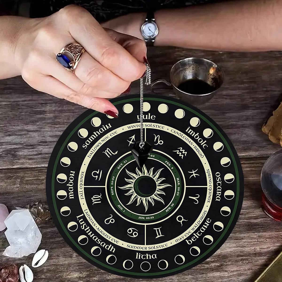 Metaphysical Altar, Fortune Tarot Pendulum Mats (plastic) Many Designs - Tartarian Treasures & Trinkets