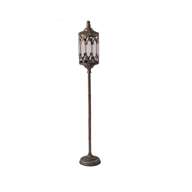 Medieval Victorian Style Distressed Wrought Iron Carved Floor  Standing Candle Holders - Tartarian Treasures & Trinkets
