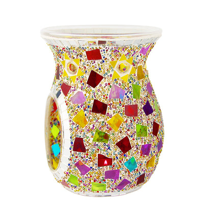 Handmade Glass Tile Aromatherapy Burner - Tartarian Treasures & Trinkets