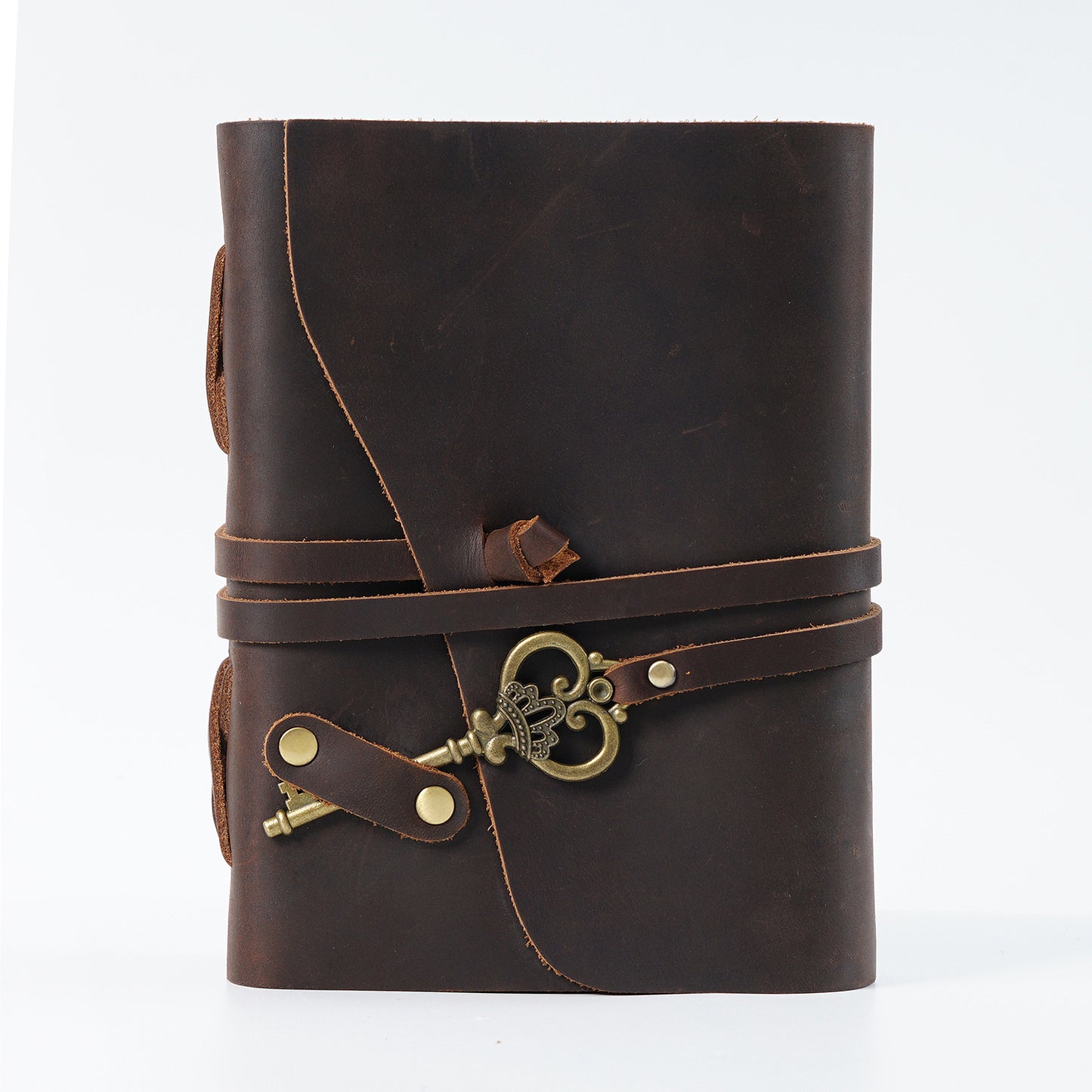 Old World Viking Style Genuine Leather Cowhide Writing Journals A6=7x5 - Tartarian Treasures & Trinkets