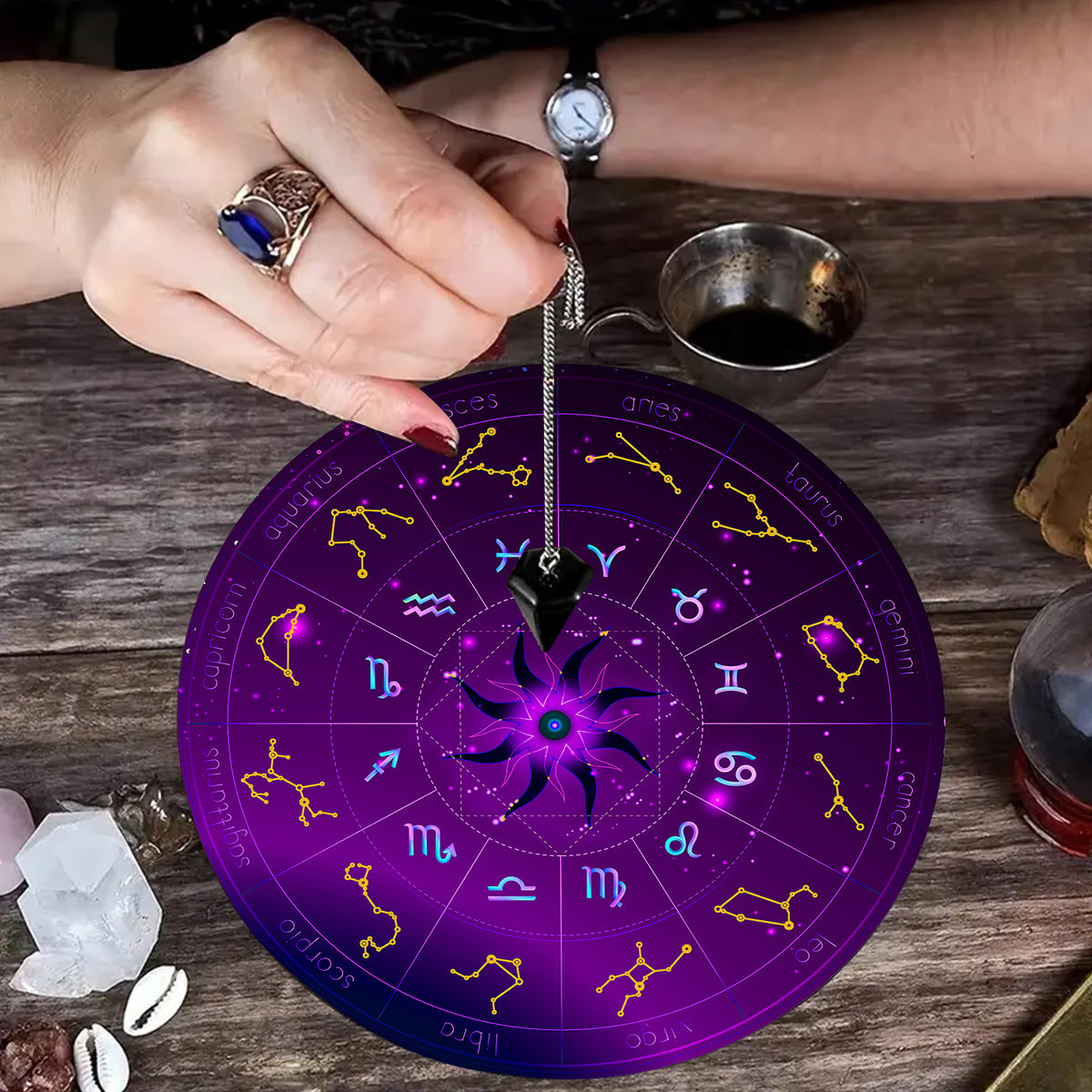 Metaphysical Altar, Fortune Tarot Pendulum Mats (plastic) Many Designs - Tartarian Treasures & Trinkets