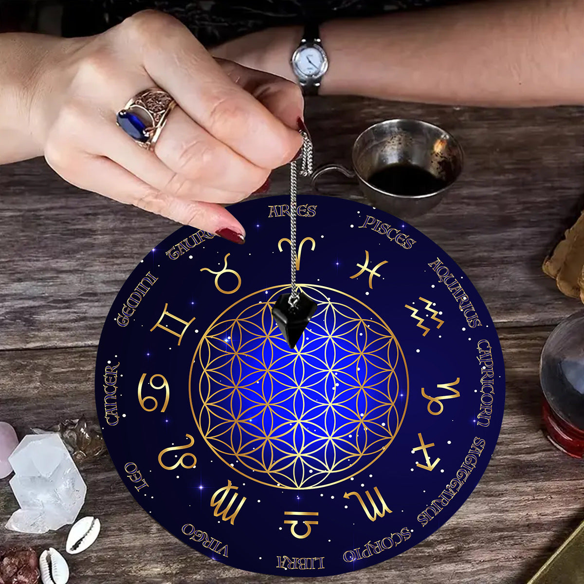 Metaphysical Altar, Fortune Tarot Pendulum Mats (plastic) Many Designs - Tartarian Treasures & Trinkets
