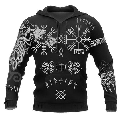 Thin Comfortable Viking Hoodies Choose Your Design - Tartarian Treasures & Trinkets