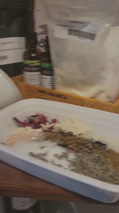 Skin Calming & Joint Relief Ancient Soaking Bath Salts-Colloidal Oatmeal + 4 Salt Soaks - Add CBD, Borax(nano tech destroy) OR Activated Charcoal