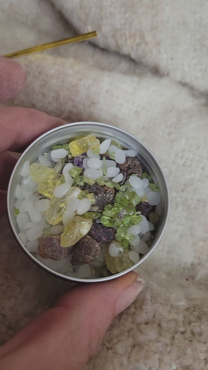 Loose - In-Jar Magick SPELL Melts™-Ancient Recipes Powerful Herbs, Gemstones, Resin Rosin- Bend Reality in YOUR favor! 3 Night Spell