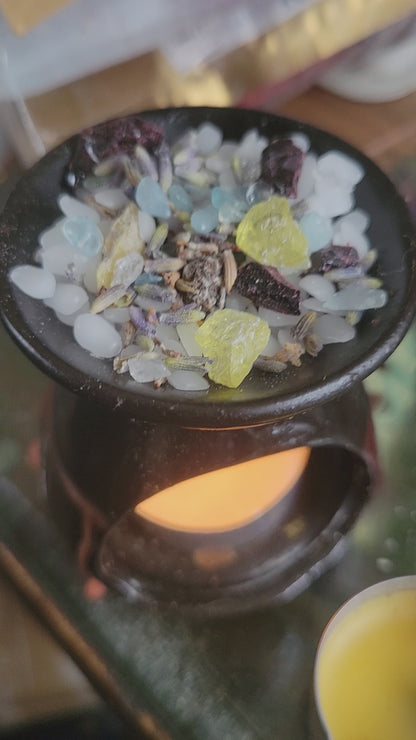 Loose - In-Jar Magick SPELL Melts™-Ancient Recipes Powerful Herbs, Gemstones, Resin Rosin- Bend Reality in YOUR favor! 3 Night Spell