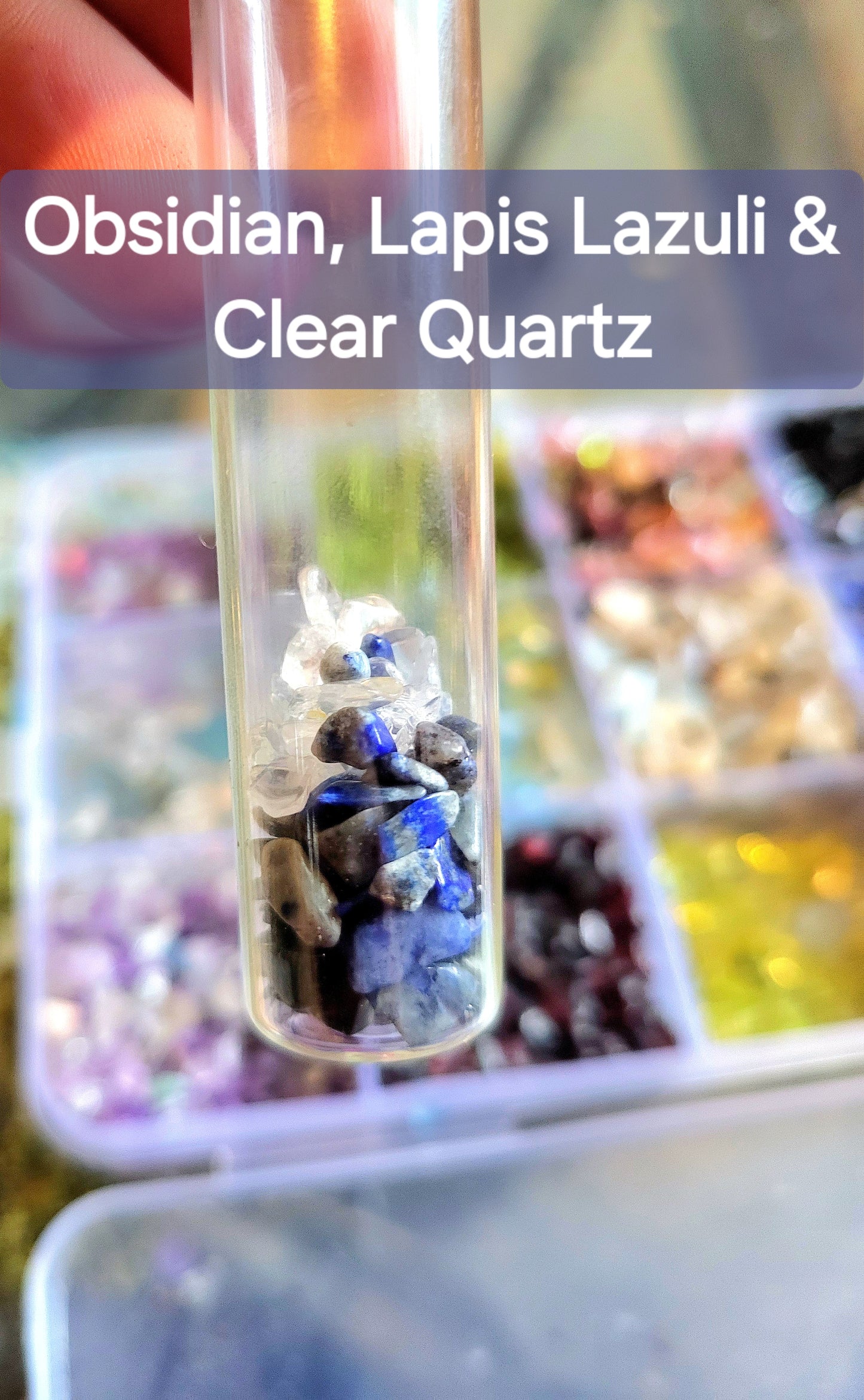 Wear-A-Spell Alchemy Oils Glass Bottle Roll on Gemstone combination Perfume Ancient Oils - Tartarian Treasures & Trinkets