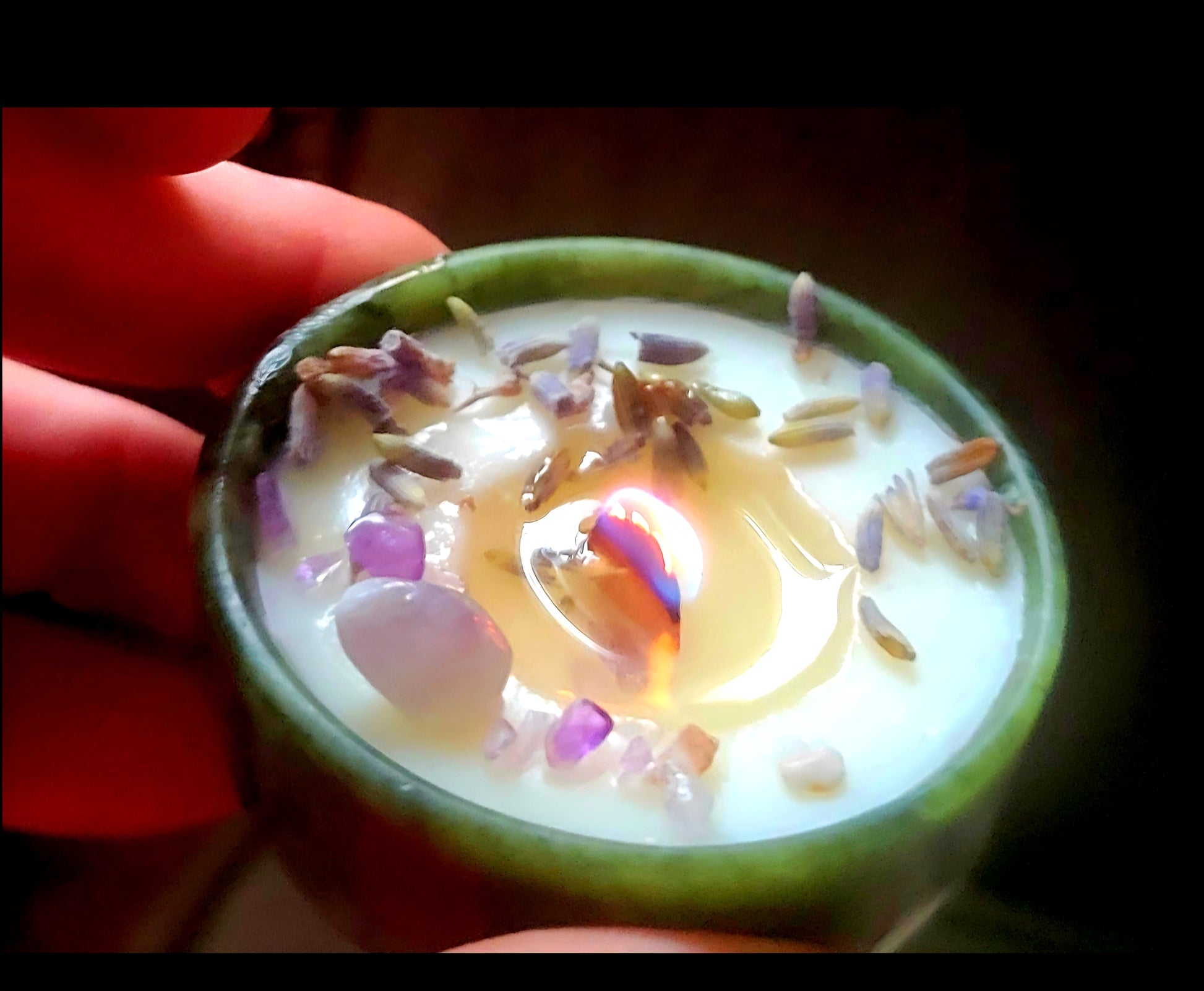 Advanced Candle Magick Spiritual Warfare Gemstone Oils & Herb SPELL CANDLES Beeswax-Handmade - Tartarian Treasures & Trinkets