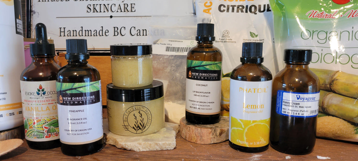 NEW! VITAMIN C- Cane Sugar & Raw Honey BRIGHTENING Face /Body SCRUB