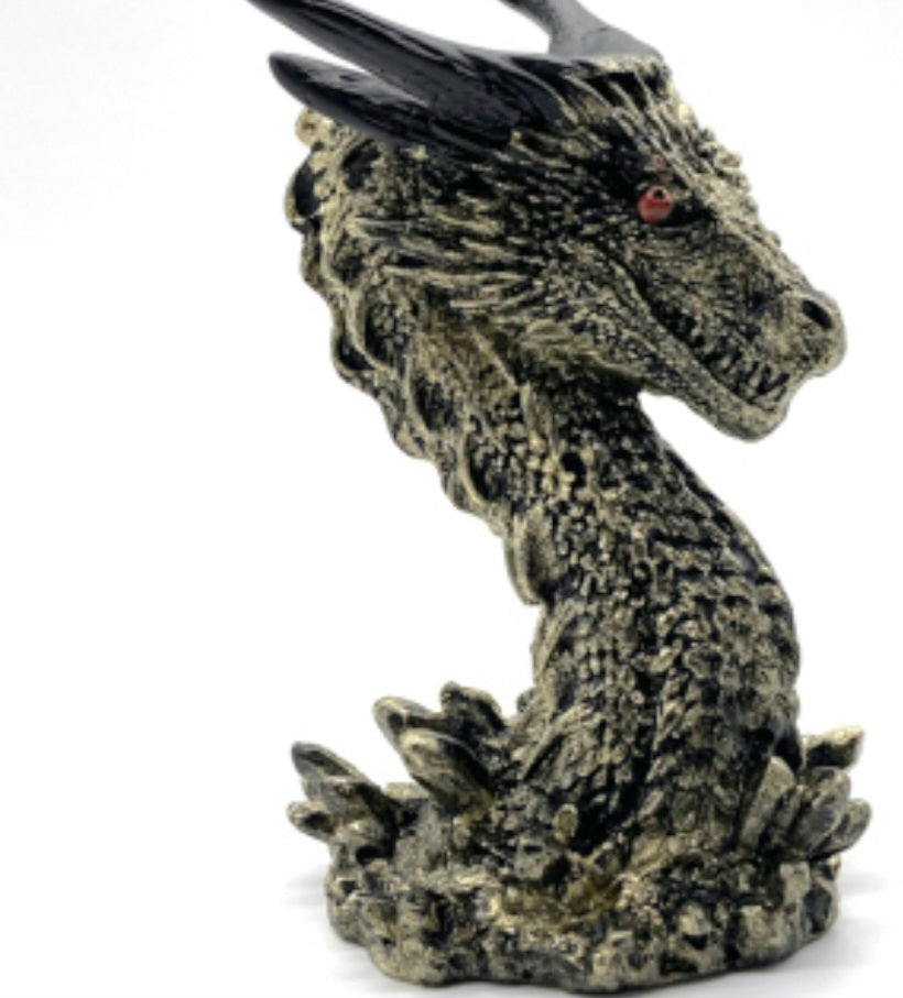 Crystal Ball Stands  Sturdy Base Wolf Or Dragon Head  Craft Resin  Gothic Medieval - Tartarian Treasures & Trinkets