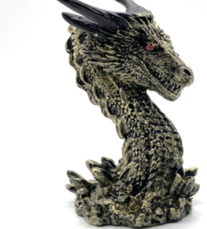 Crystal Ball Stands  Sturdy Base Wolf Or Dragon Head  Craft Resin  Gothic Medieval - Tartarian Treasures & Trinkets