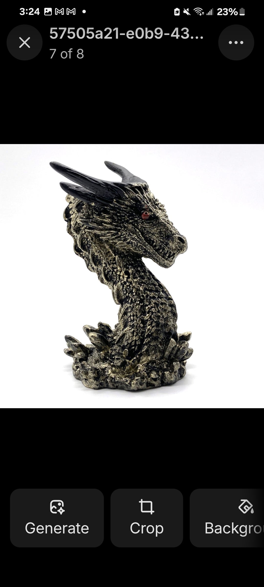 Crystal Ball Stands  Sturdy Base Wolf Or Dragon Head  Craft Resin  Gothic Medieval - Tartarian Treasures & Trinkets