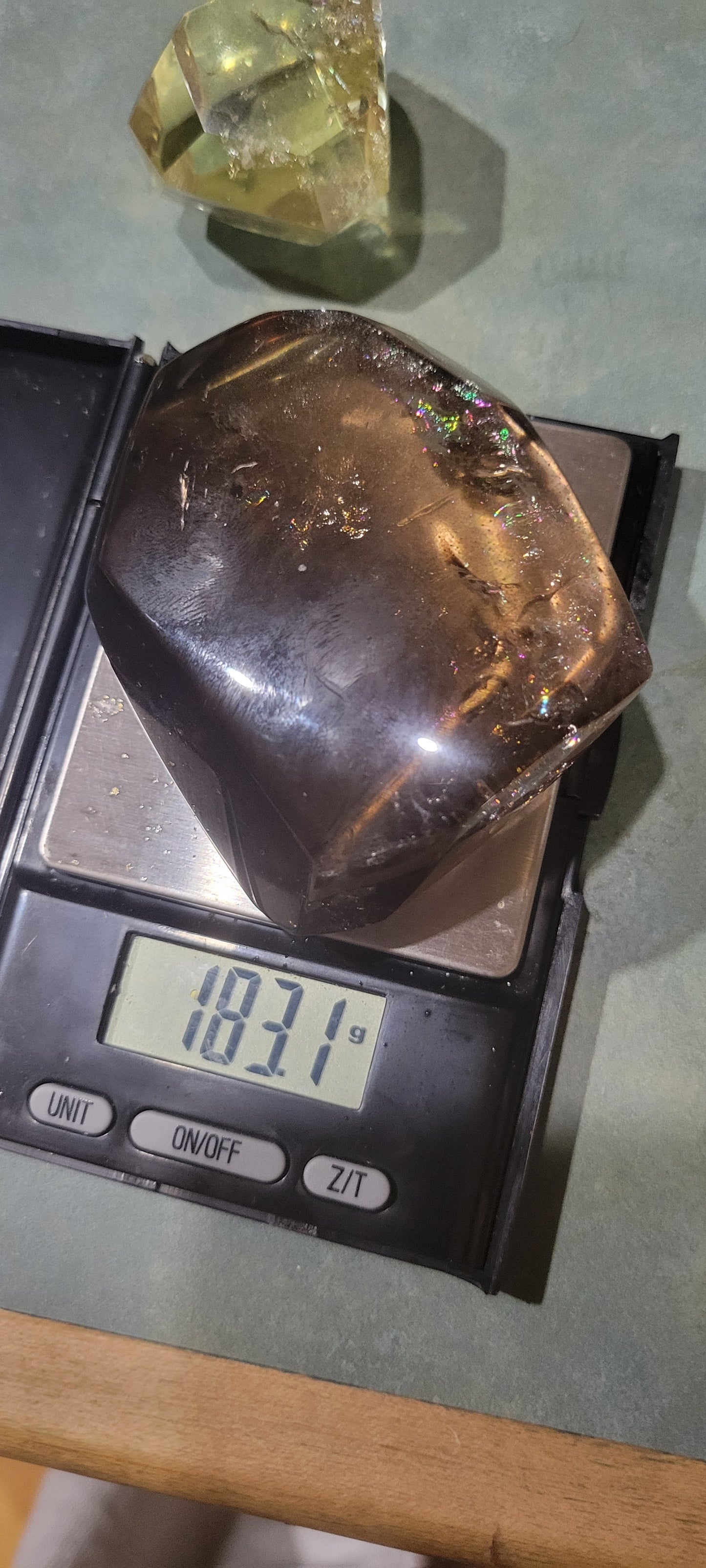 AAA Very Clear Brazilian Rainbow Smoky Quartz 183g Natural Earth Mined Untreated, Unheated, Natural Stone - Tartarian Treasures & Trinkets