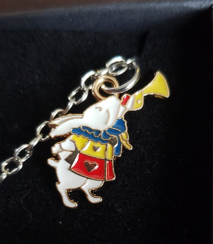 Alice Wonderland Charm Pendants w  2 sided Hookah Caterpillar on Mushroom = Original Ui'Cathain Celtic Design