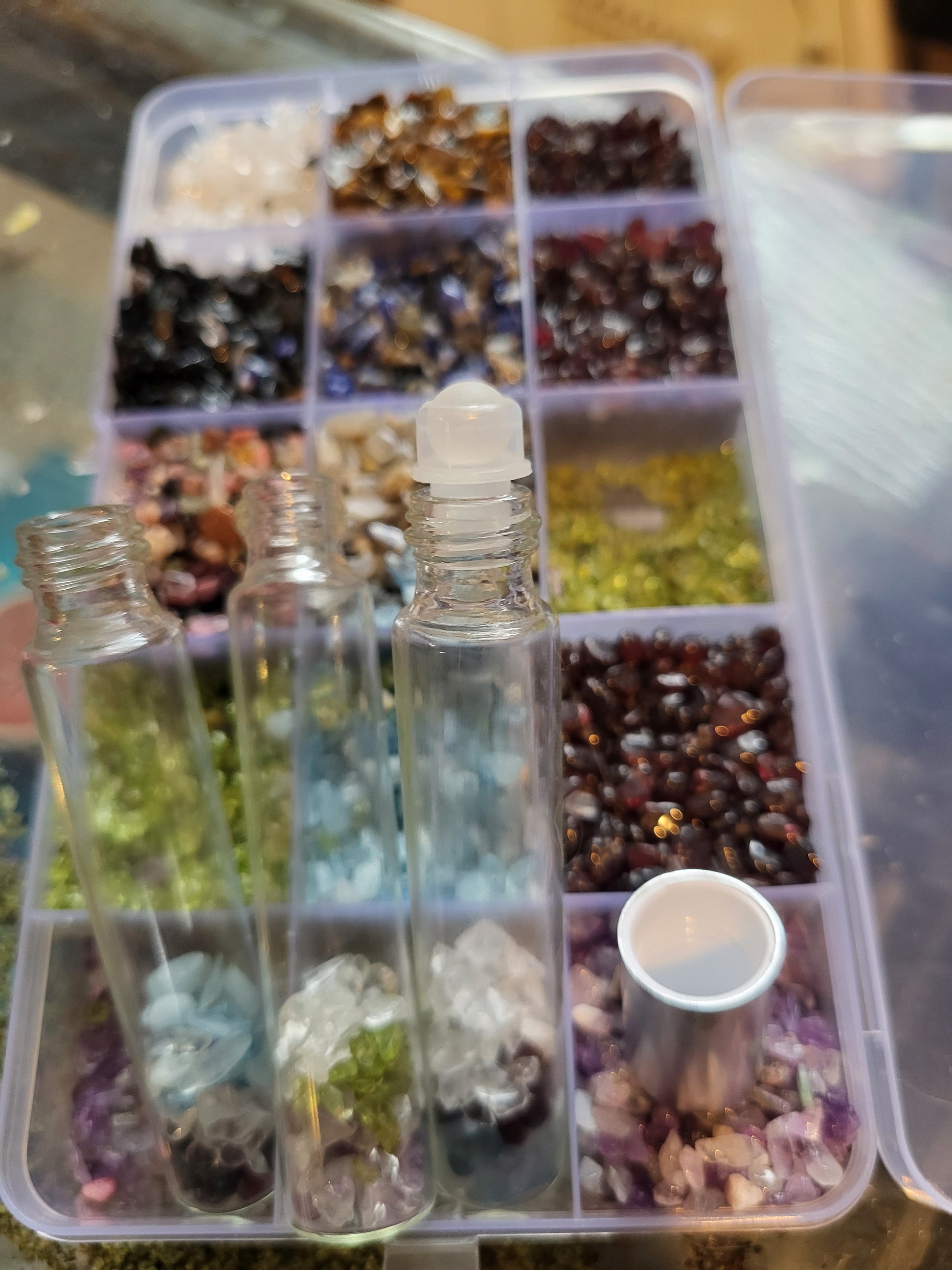 Wear-A-Spell Alchemy Oils Glass Bottle Roll on Gemstone combination Perfume Ancient Oils - Tartarian Treasures & Trinkets