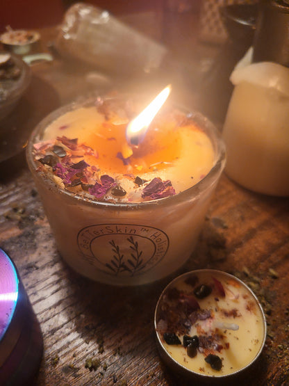 Advanced Candle Magick Spiritual Warfare Gemstone Oils & Herb SPELL CANDLES Beeswax-Handmade - Tartarian Treasures & Trinkets