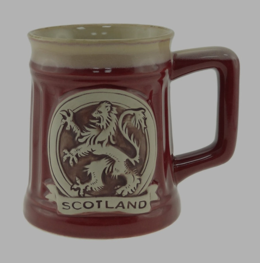 500ml Large Capacity Authentic Scottish, Celtic Viking Glazed Stoneware Ancestral, traditional, heritage Mugs