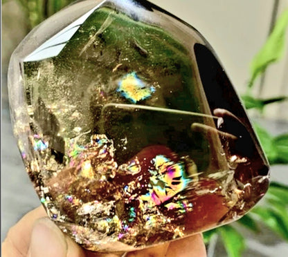 AAA Very Clear Brazilian Rainbow Smoky Quartz 183g Natural Earth Mined Untreated, Unheated, Natural Stone - Tartarian Treasures & Trinkets