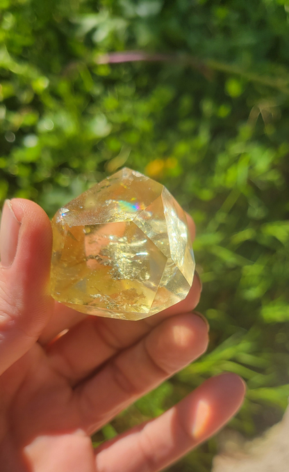 AAA Exceptionally Clear  Sparkling  Genuine YELLOW RAINBOW CITRINE 64.3g Unheated, Untreated Earth Mined - Tartarian Treasures & Trinkets