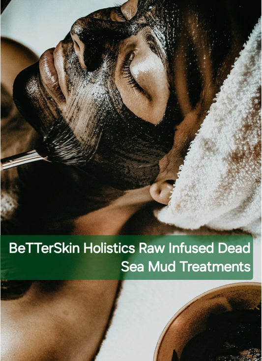 DEAD SEA MUD Infused MASK-Good for ALL Skin Conditions Raw Infused w Jojoba or Apricot Seed Oil, Essential Oils of Choice