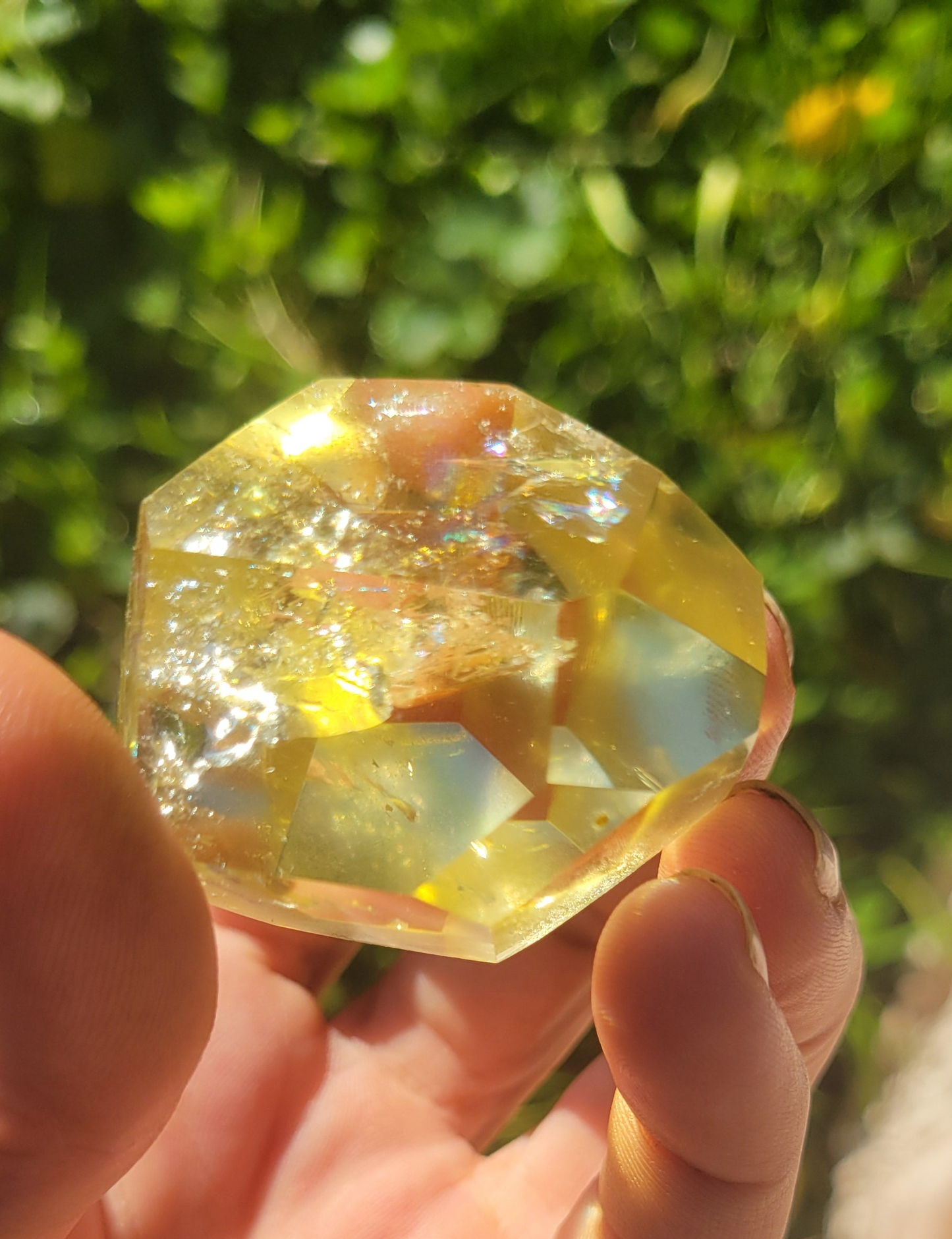 AAA Exceptionally Clear  Sparkling  Genuine YELLOW RAINBOW CITRINE 64.3g Unheated, Untreated Earth Mined - Tartarian Treasures & Trinkets