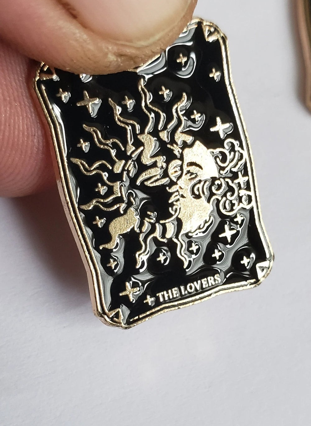 Finely Detailed, High Quality Colored Enamel TAROT Card Pendants!