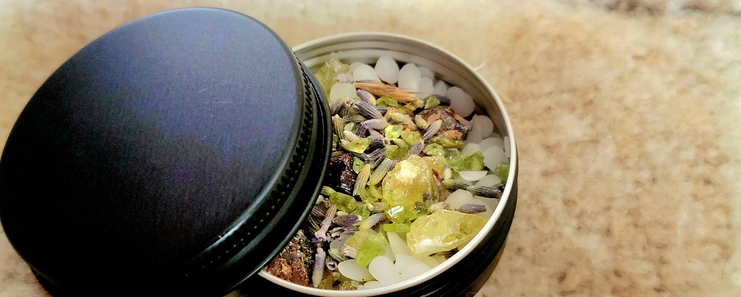 Loose - In-Jar Magick SPELL Melts™-Ancient Recipes Powerful Herbs, Gemstones, Resin Rosin- Bend Reality in YOUR favor! 3 Night Spell - Tartarian Treasures & Trinkets