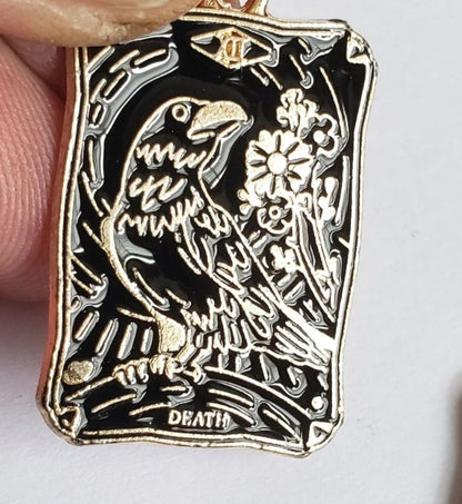 Finely Detailed, High Quality Colored Enamel TAROT Card Pendants!