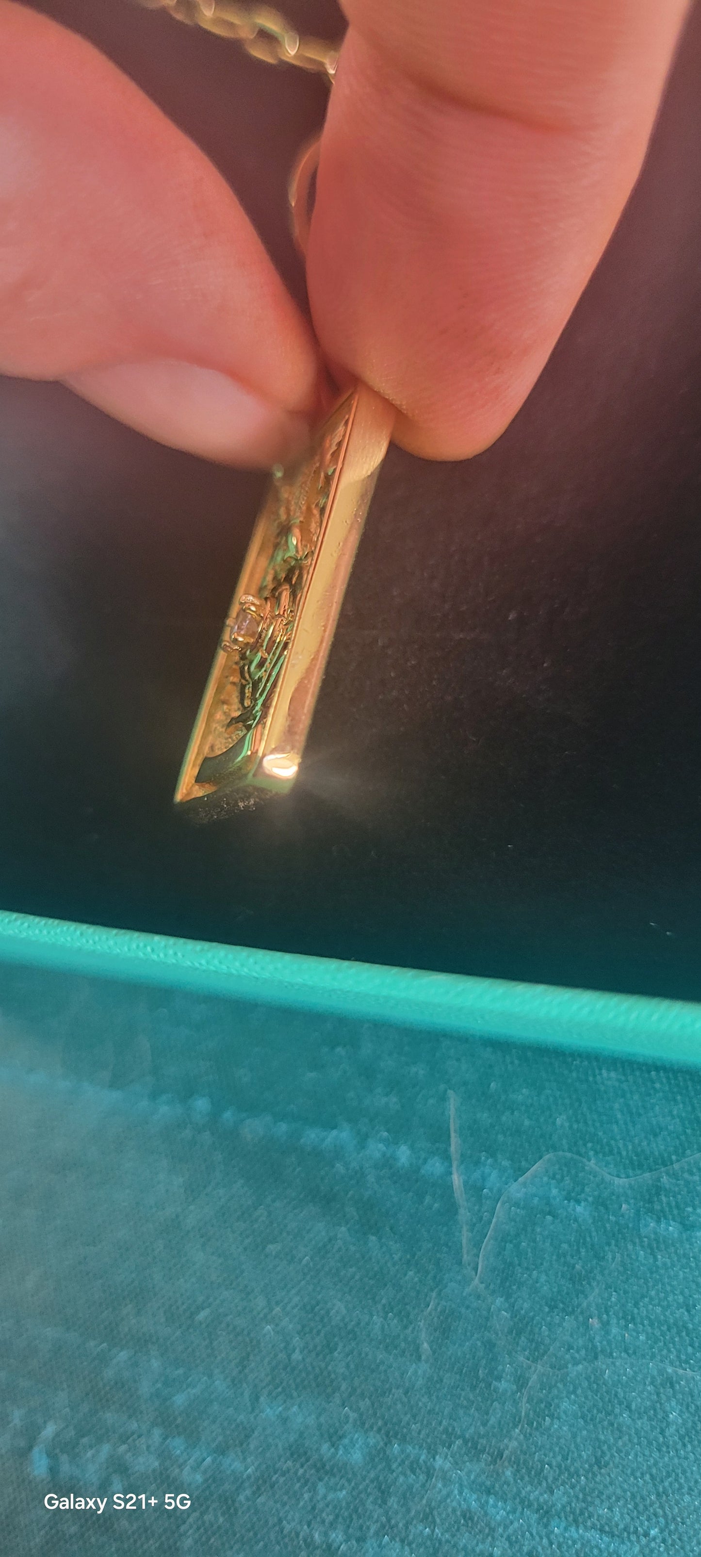 "THE WORLD" Fancy  Handmade Tarot Necklace  by Ui'Cathain Celtic Designs - With Music note Charm- Adjustable  Golden - Tartarian Treasures & Trinkets