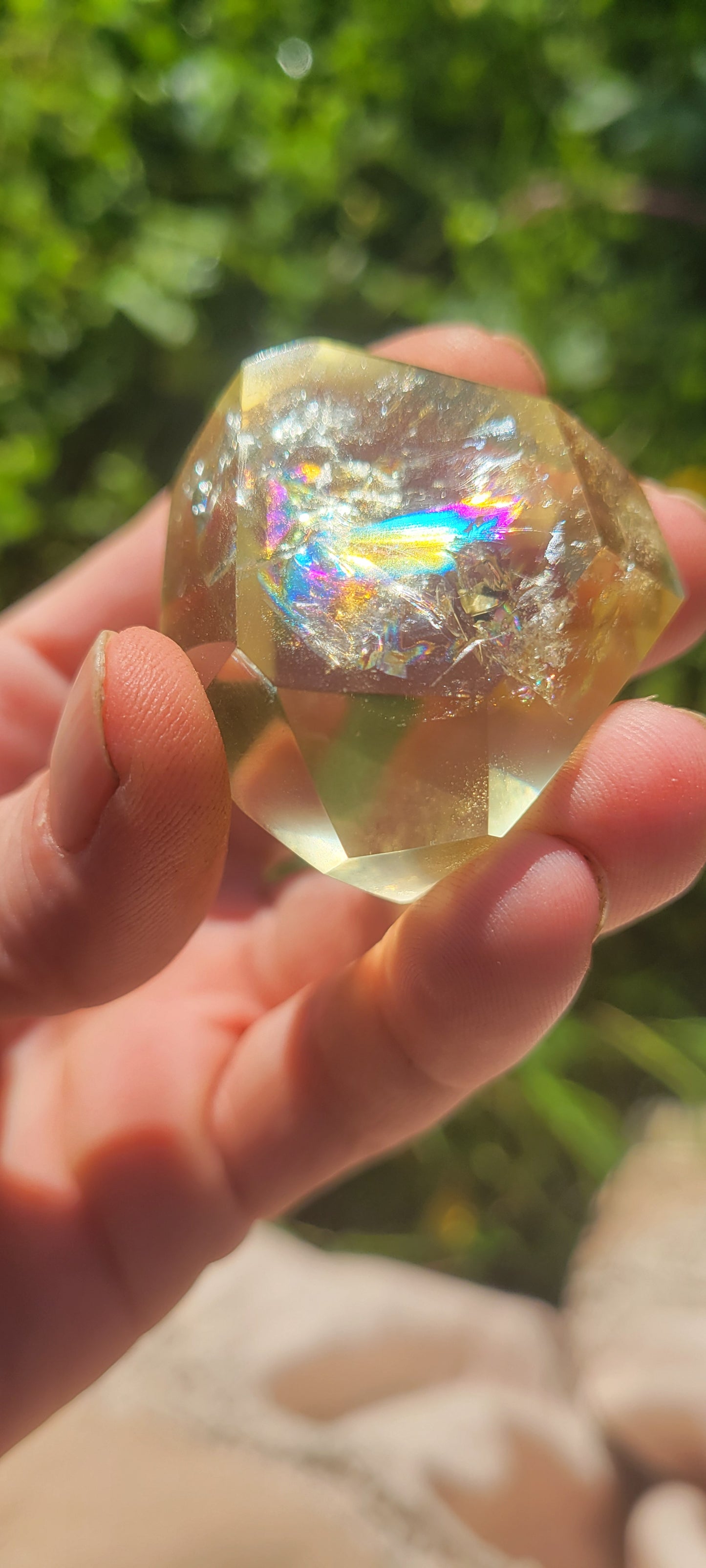 AAA Exceptionally Clear  Sparkling  Genuine YELLOW RAINBOW CITRINE 64.3g Unheated, Untreated Earth Mined - Tartarian Treasures & Trinkets